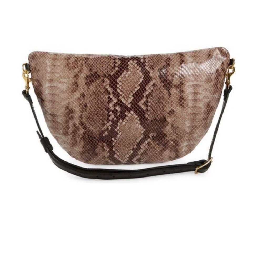 Clare V Grande Fanny leather crossbody belt snakeskin bag NWOT - Picture 4 of 11